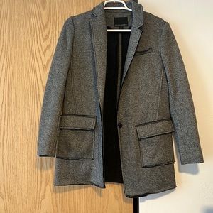 Gray tailored jacket
